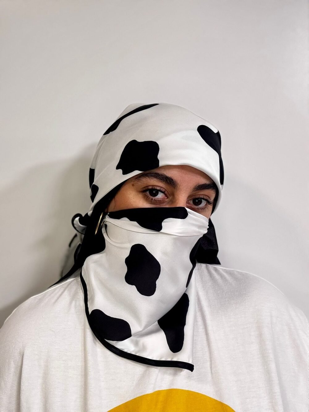 Satin Scarf Set -cow- - Image 8