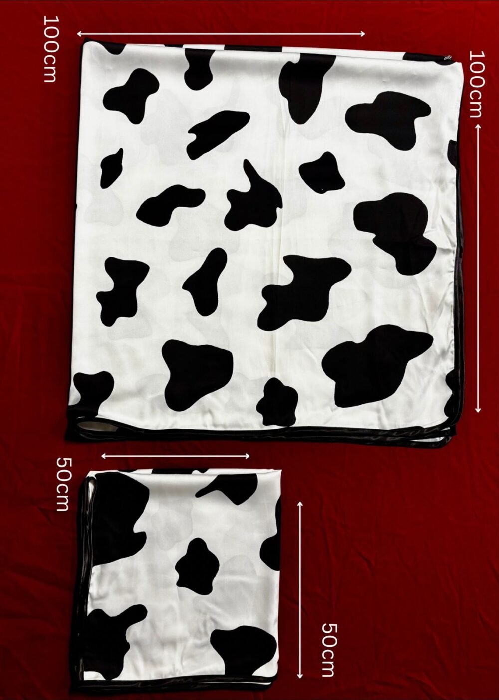 Satin Scarf Set -cow- - Image 2