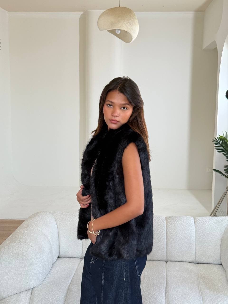 Luxury Fur Vest - Image 3