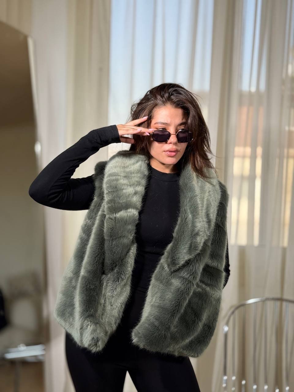 Luxury Fur Vest - Image 4