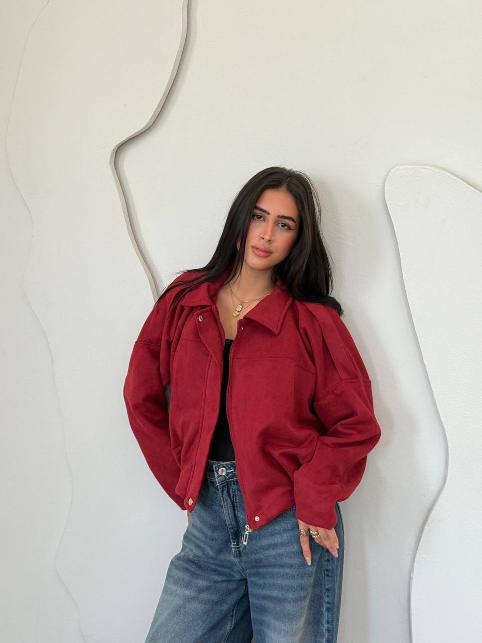 Suede Jacket*zipper - Image 2