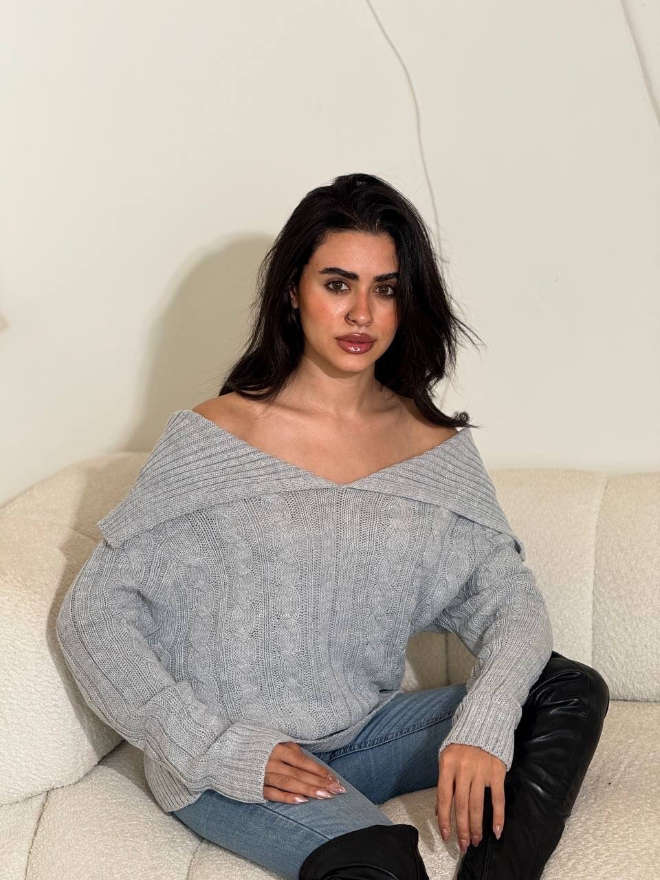 Off shoulder Pullover - Image 3